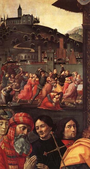 Domenicho Ghirlandaio Details of  Anbetung der Konige Spain oil painting art